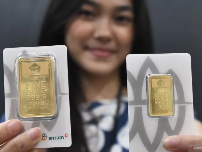 Harga Emas Antam Naik Rp1.515.000 Per Gram Hari Ini