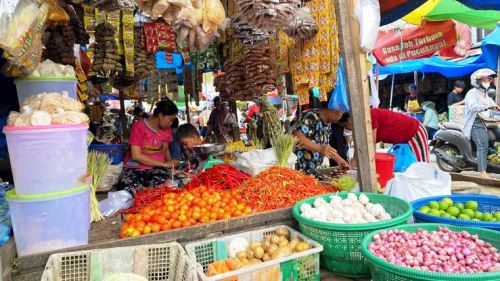 Harga Pangan di Kota Pekanbaru,  Riau-Sumbar Buka Tutup