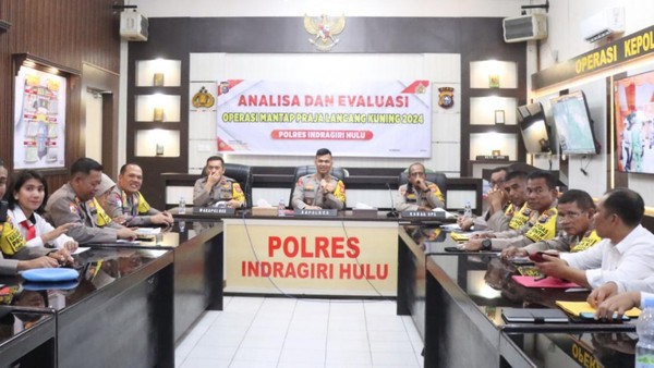 Kapolres Inhu Minta Personel Waspada Konflik Ditunggangi Kepentingan Politik