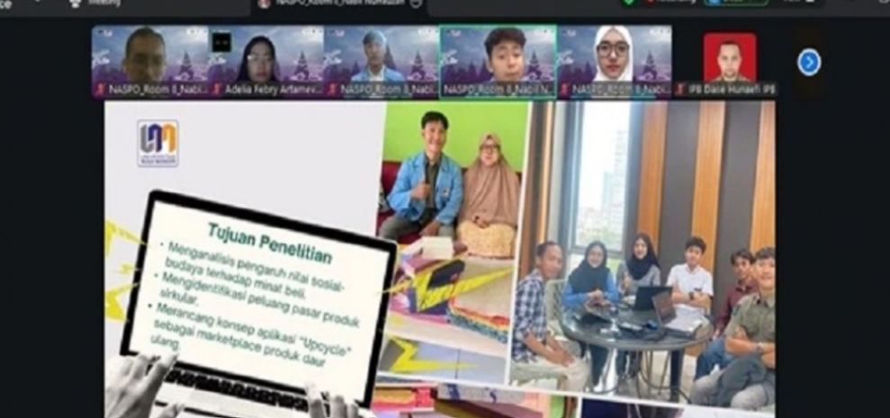 Mahasiswa Prodi Bisnis Digital UNM Curi Perhatian di NASPO 2025 Lewat Inovasi “Upcycle”