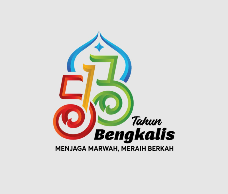 Logo Hari Jadi Bengkalis 2025: Refleksi Rasa Syukur atas Pembangunan Berkelanjutan