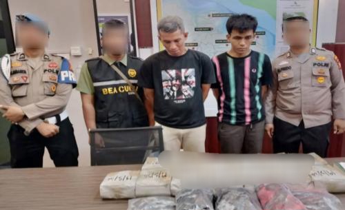 Bea Cukai dan Polres Bengkalis Gagalkan Penyelundupan 13 Kilogram Sabu di Pelabuhan Roro Air Putih