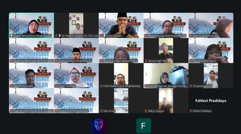 Bawaslu Pangkalpinang Perkuat SDM Lewat Ngabuburit Pegawasan