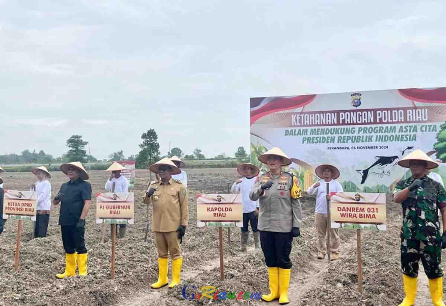 Polda Riau Siapkan Ratusan Hektar Lahan Jagung untuk Dukung Swasembada Pangan