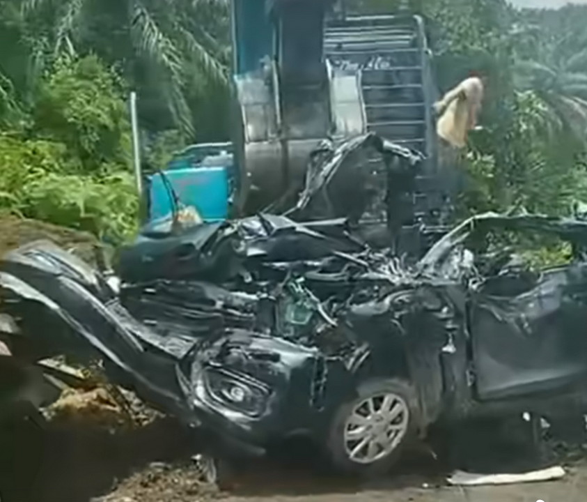 Anak Kades di Bandar Sei Kijang Tewas di Tempat, Kecelakaan Maut di Jalan Lintas Timur Pelalawan
