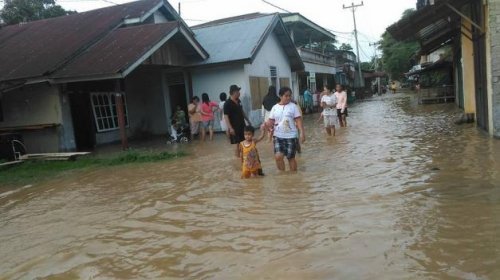 Pasca Dikepung Banjir Kiriman Sumbar, Kondisi 4 Kecamatan di Kuansing Kini Berangsur Pulih