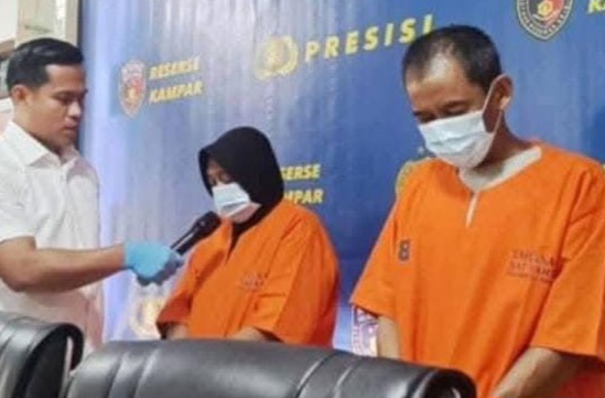 Ibu di Kampar Kiri Tega Layani Suami Sambung Bersama Putrinya