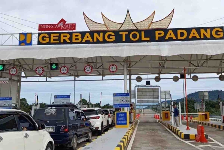 Tol Padang-Sicincin Jadi Ruas Tersibuk Selama Libur Lebaran di Sumatera Barat